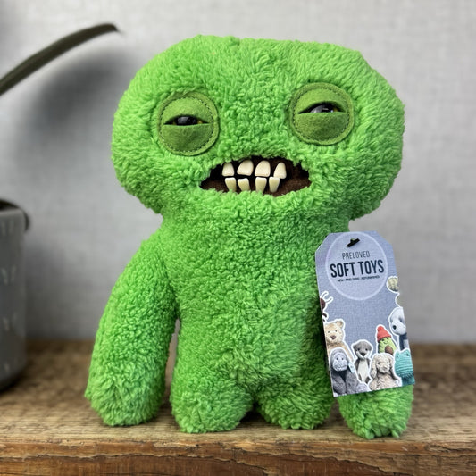 Fuggler Snuggler Edition - Squidge Green Funny Ugly Monster Bright Green Soft