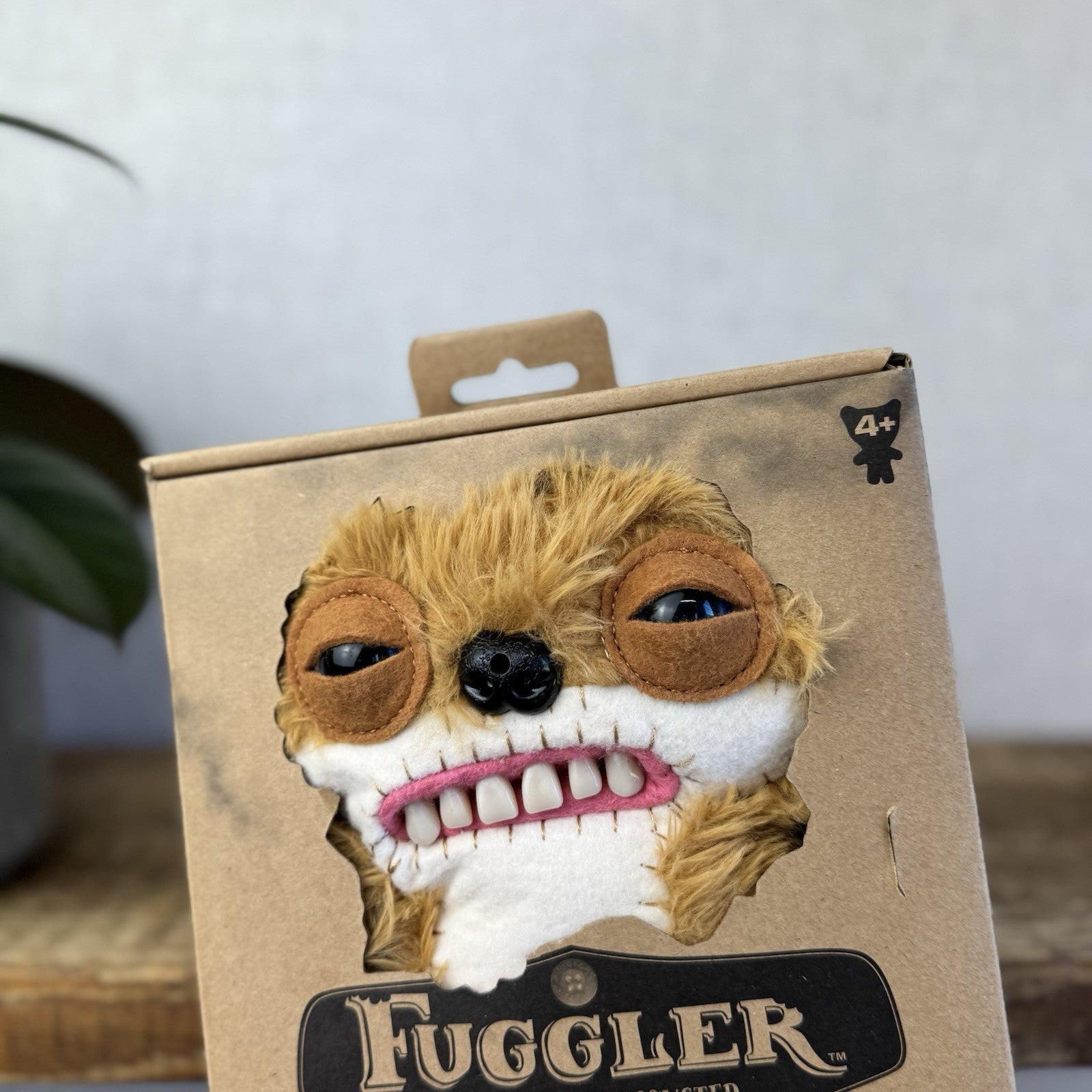 Fuggler Fart Face Sketchy Squirrel - Brand New Unused With Box Funny Ugly Plush
