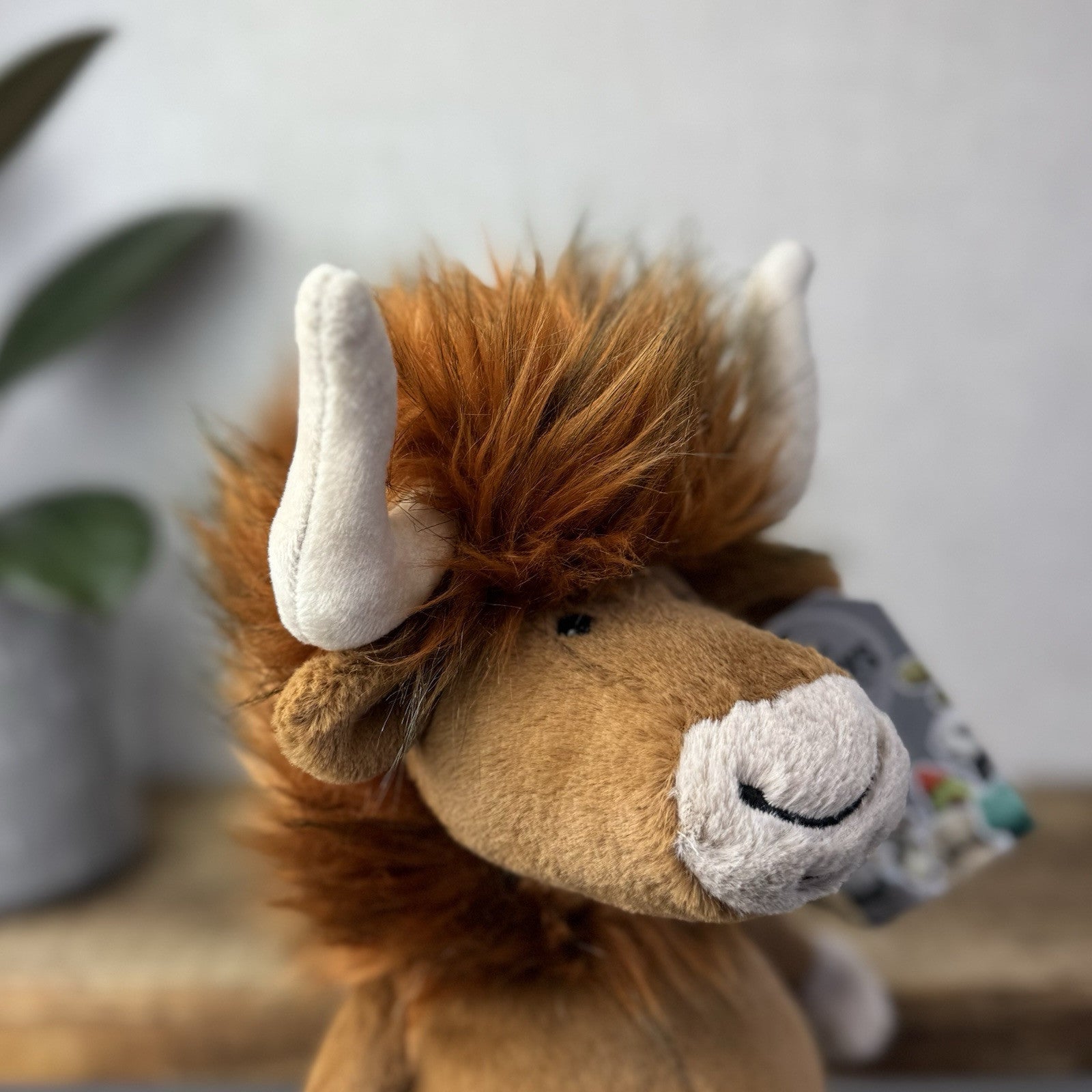 Jellycat Ramone Bull - Large Fluffy Bull New Jellycat New Without Tags 14"