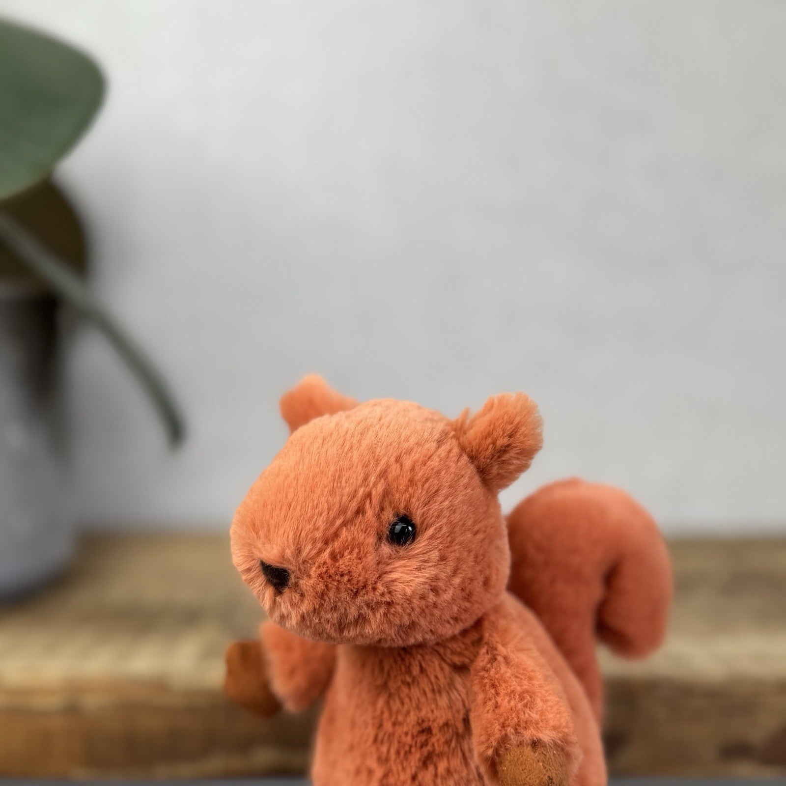 Jellycat Nippit Squirrel - Tiny Red Soft Beanie Squirrel Toy Plush - New Tags 5”
