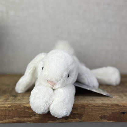 Jellycat SMALL White Smudge Bunny Rabbit - White Company White Bunny Smudge 10”
