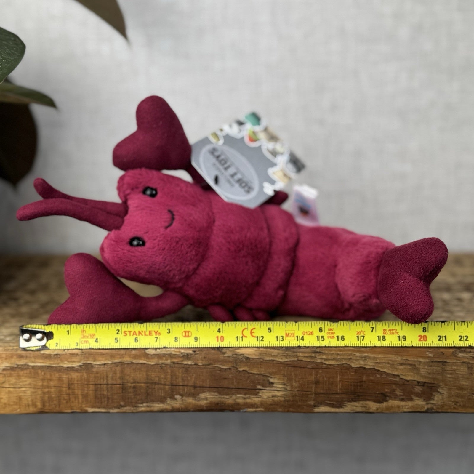 Jellycat Love Me Lobster - Red Lobster Heart Claws - Jellycat Lobster Gift 8”
