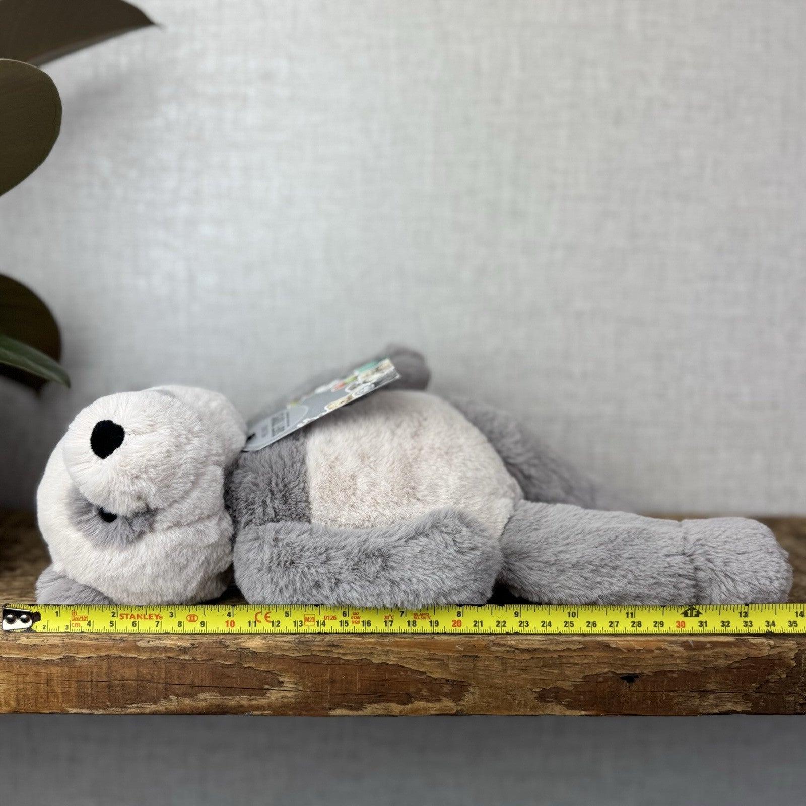 Jellycat Medium Buckley Panda - Snugglet Panda - Grey & White Beanie Panda 14”