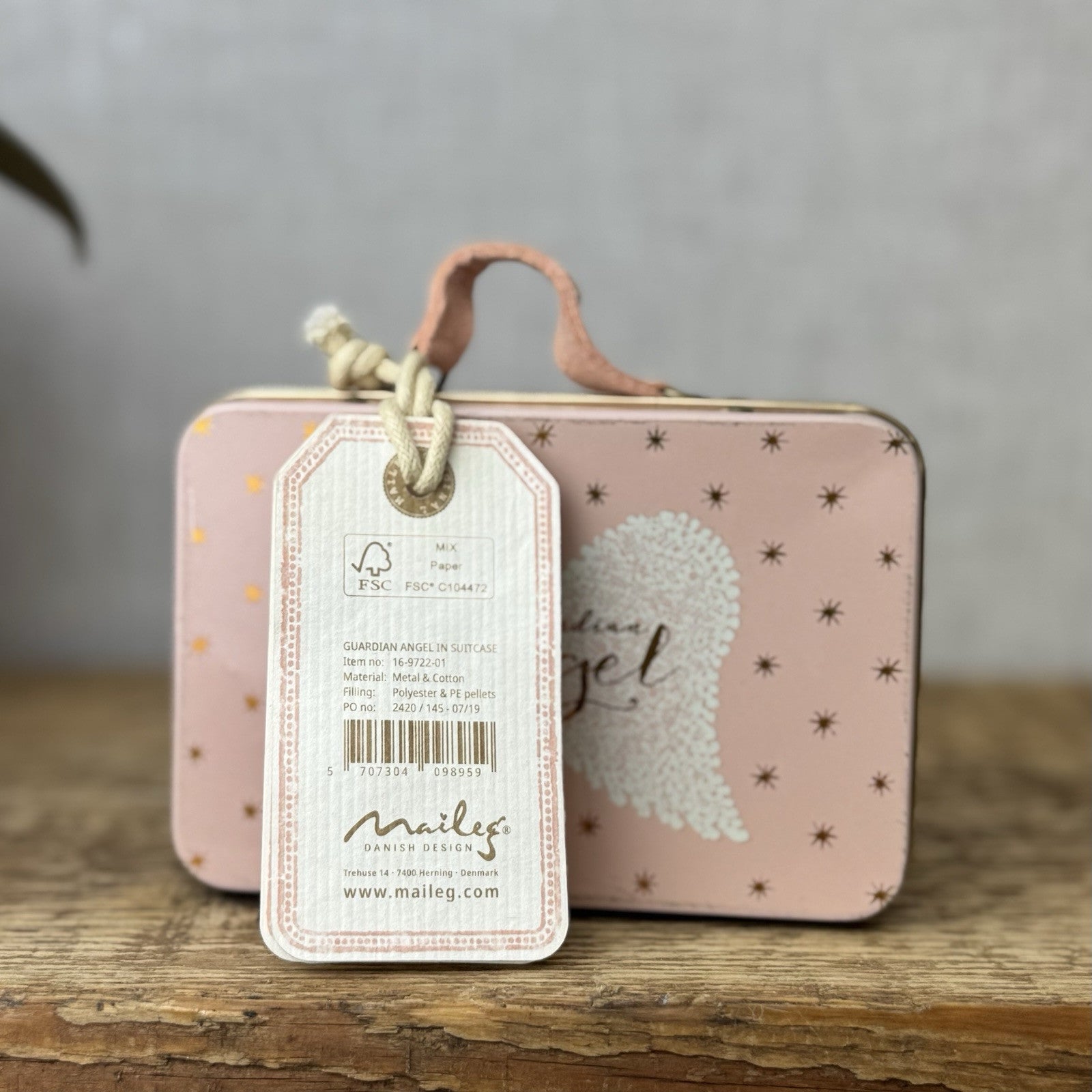 Maileg Angel Mouse, Big Sister In Book - New Without Tags Retired 2019