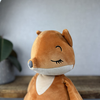 Jellycat Large Sleepee Fox - Large Velour Orange Fox Super Soft Retired Rare 16”