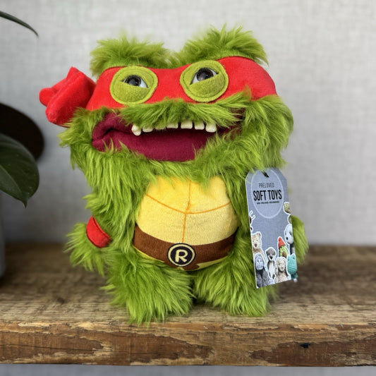 Fuggler Teenage Mutant Ninja Turtle Raphael Plush Funny Ugly Monster Collectible