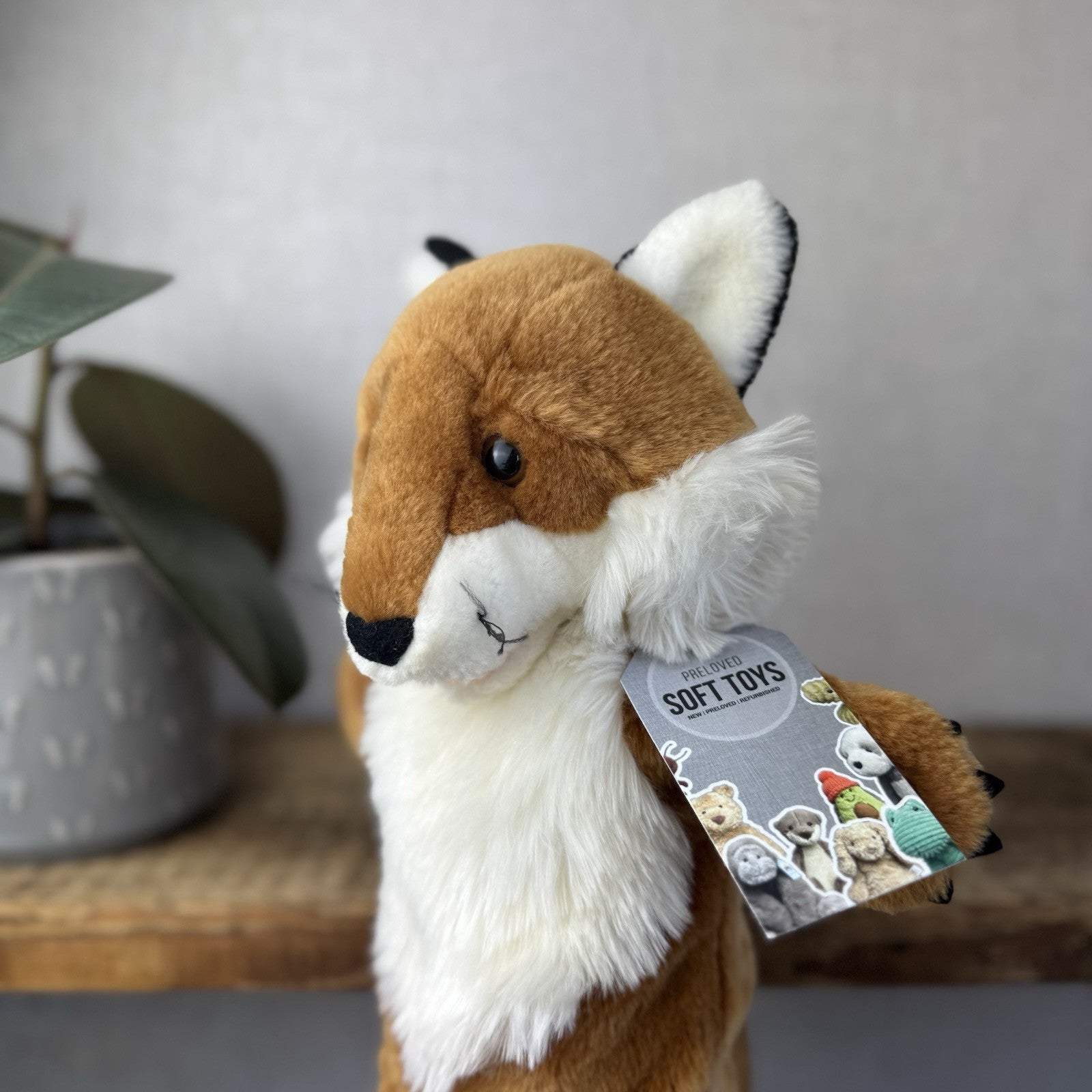 The Puppet Company - Fox Long Sleeve Puppet With Tail Fox Wildlife Puppet 14"