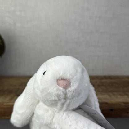 Jellycat SMALL White Smudge Bunny Rabbit - White Company White Bunny Smudge 10”