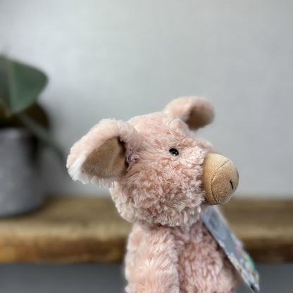 Jellycat Small Pickles Piglet - Vintage Jellycat Pig New Without Tags 12"