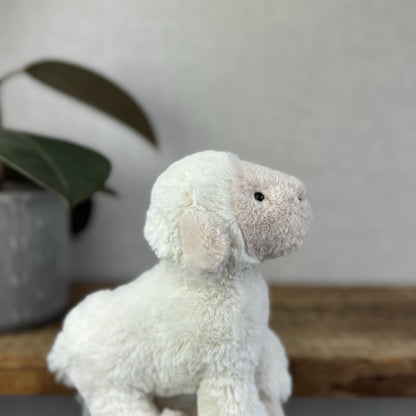 Jellycat Lovely Lamb Soft Plush Cuddly Sheep Retired Small Cream Sheep 8”