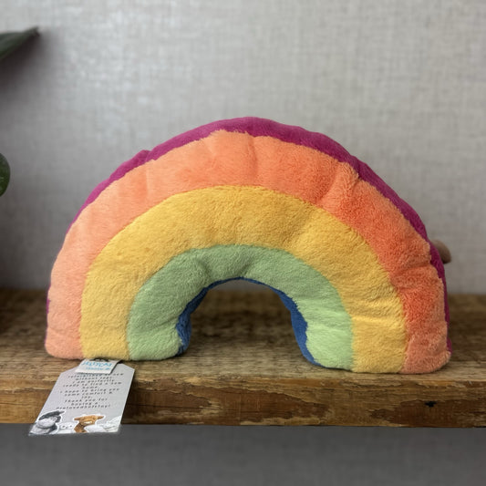 Jellycat Amuseable Rainbow - Rainbow Soft Toy Plush Beanie Smiley Rainbow 12"