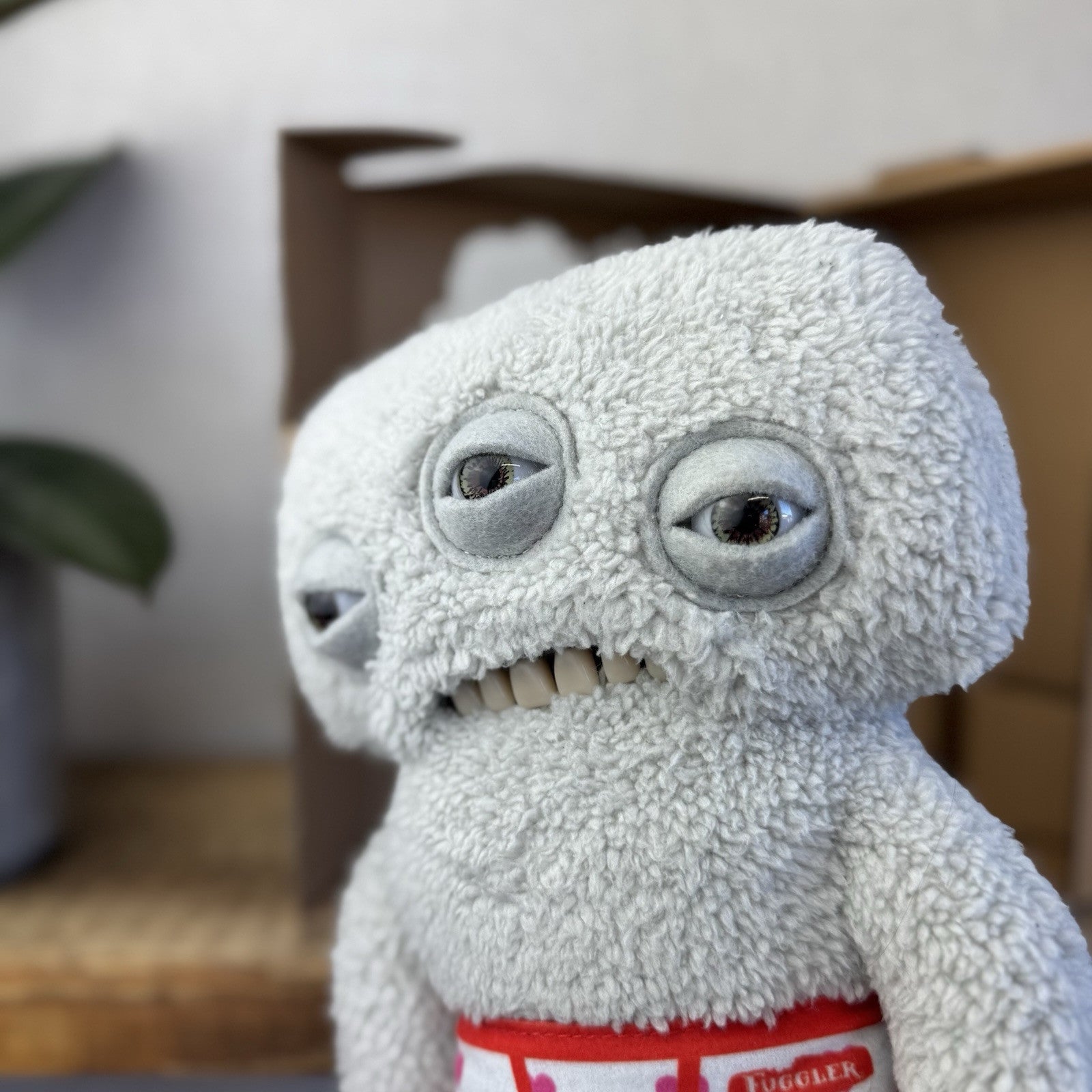 Fuggler Budgie Fuggler - Annoyed Alien Heart Underpants 3 eyed Fuggler With Box 