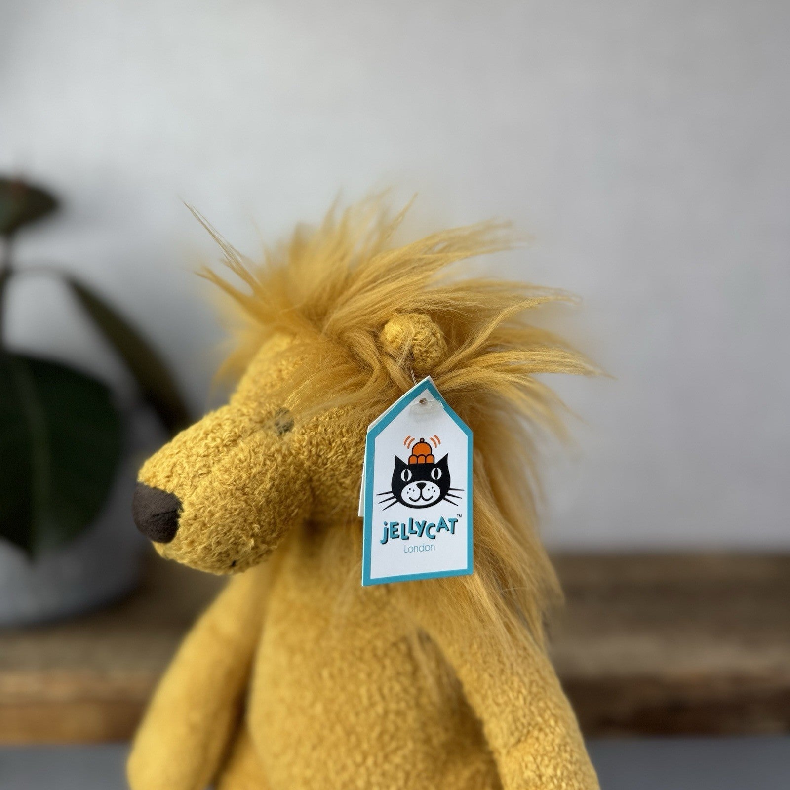 Jellycat Medium Pelhamby Lion - Pristine Retired Jellycat Lion Soft Toy 12" NWT