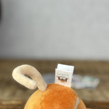 Jellycat Tiny/Baby Riff Ruff Monkey - Tiny Vintage Jellycat Monkey Orange 5”