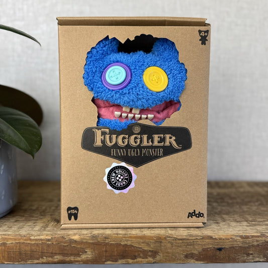 Fuggler Stinkface - Blue Snuggler Edition Fur Snuggly Funny Fuggler With Box